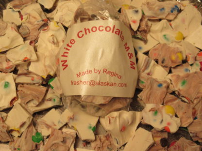White Chocolate M&M Bark